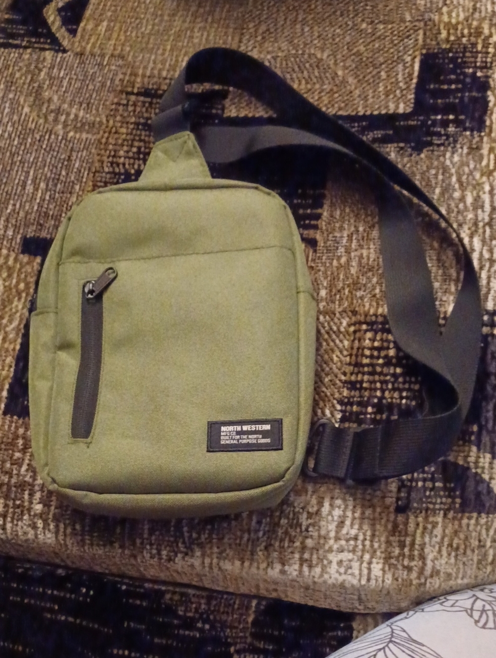4/$60 Olive Green Crossbody Sling Bag